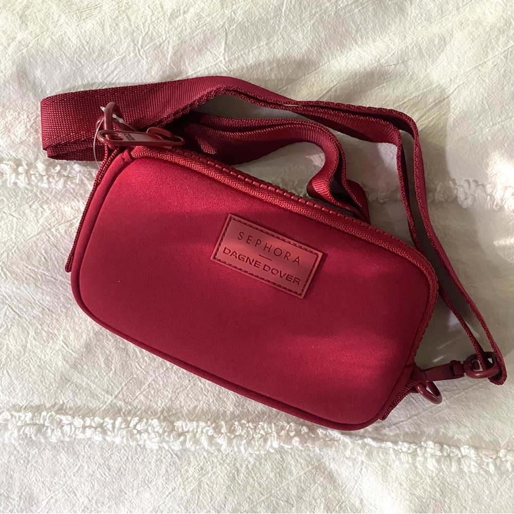 Dagne Dover x SEPHORA Burgundy Crossbody Bag